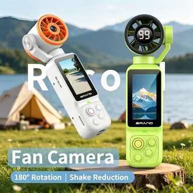 Outdoor Adventure Series - Videocamera tascabile con ventola, messa a