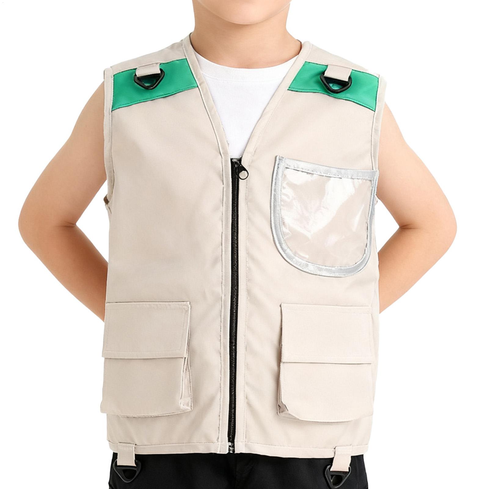 Outdoor Adventure With Kids - Gilet da Esploratore per Bambini, Costume