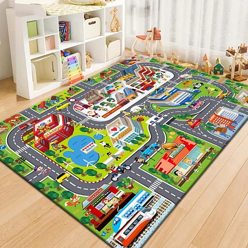 Outdoor Adventure With Kids - Tappeto Gioco Educativo per Bambini con