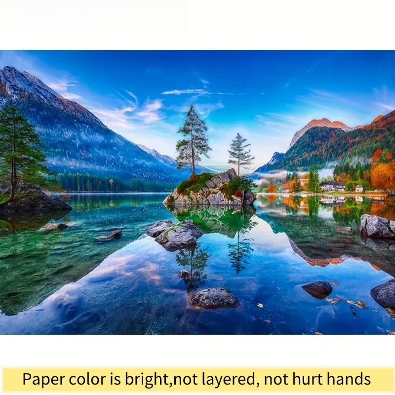 Outdoor Adventure Series - Puzzle Riflessione sul Lago Hintersee 70x50