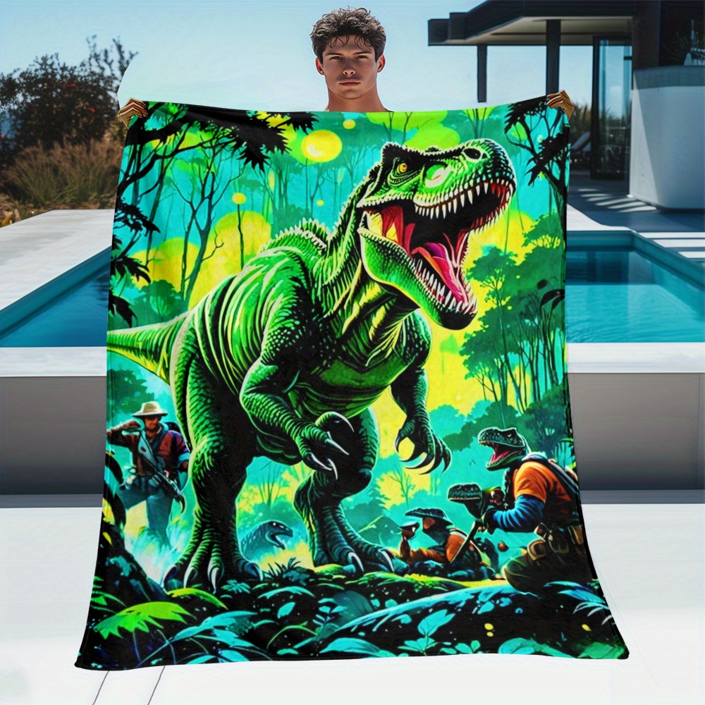 Outdoor Adventure With Kids - Dinosauro T Rex Jungle Adventure Coperta