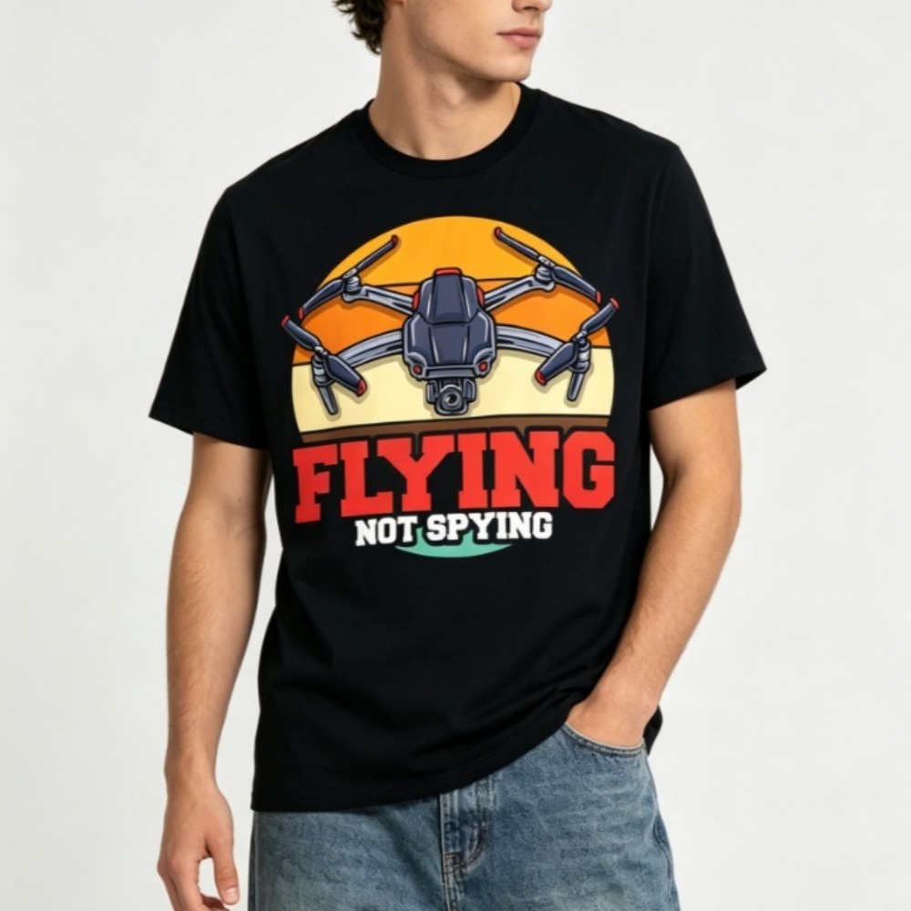 Outdoor Adventure Races - T-Shirt Divertente per Piloti di Droni:
