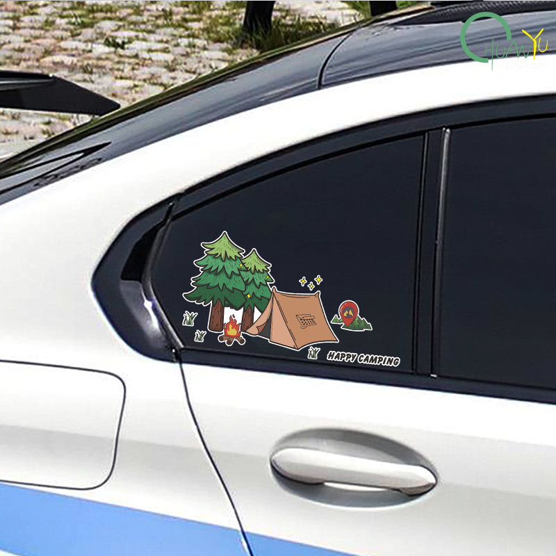 Adesivo per auto da campeggio  - Outdoor Adventure Center recensione e prezzo