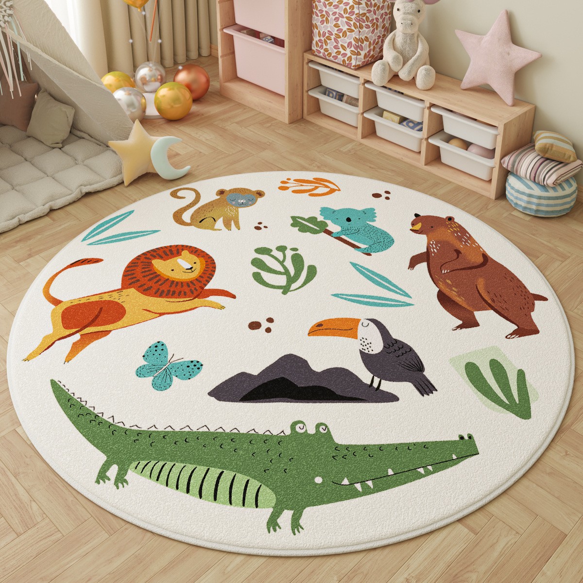 Tappeto Rotondo per Bambini 'D - Outdoor Adventure With Kids recensione e prezzo