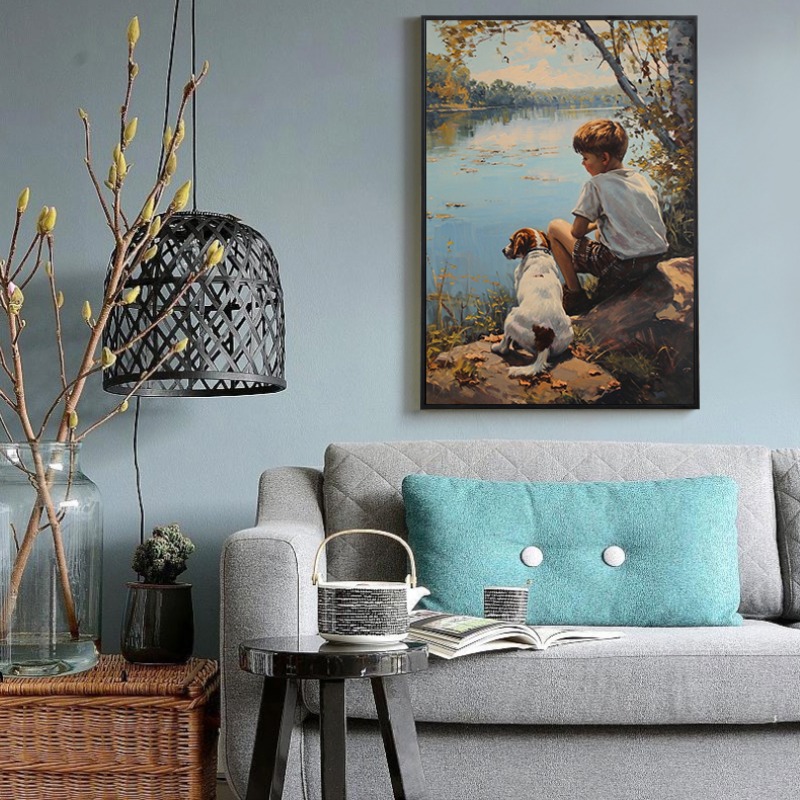 Poster artistico vintage per l - Outdoor Adventure With Kids recensione e prezzo