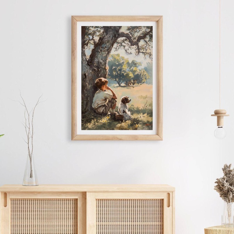 Poster artistico vintage per l - Outdoor Adventure With Kids recensione e prezzo
