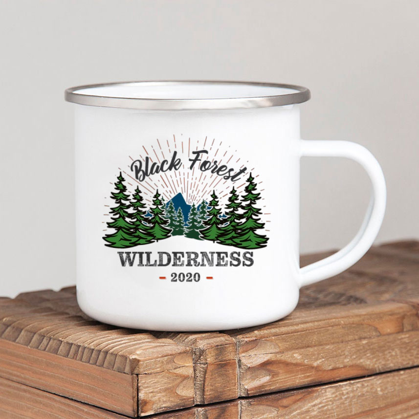 Tazza da caffè smaltata Forest - Outdoor Adventure Ideas recensione e prezzo